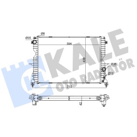 Acquista Radiatore motore da KALE OTO RADYATOR 350400 a buon mercato per soli 191,05 €