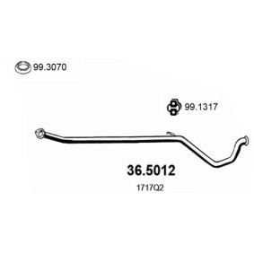 Acquista Tubo gas scarico da ASSO 36.5012 a buon mercato per soli 80,60 €