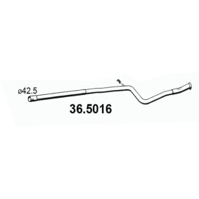 Acquista Tubo gas scarico da ASSO 36.5016 a buon mercato per soli 86,39 €