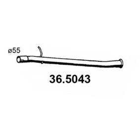 Acquista Tubo gas scarico da ASSO 36.5043 a buon mercato per soli 93,98 €