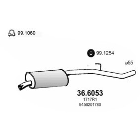 Køb Mellempotte af ASSO 36.6053 til den lave pris 1327,59 DKK