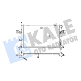 Achetez des Radiateur du moteur KALE OTO RADYATOR 363500 à prix pour 99,65 €