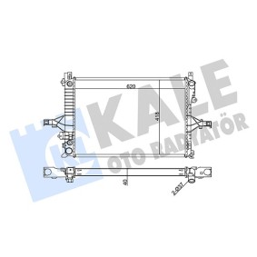 Achetez des Radiateur du moteur KALE OTO RADYATOR 367200 à prix pour 215,65 €