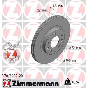 Bremsscheibe für MAZDA von ZIMMERMANN