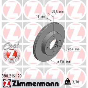 Bremsscheibe von ZIMMERMANN