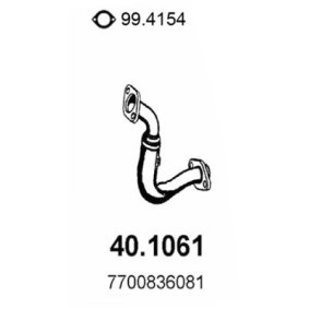 Kjøp Eksosrør av ASSO 40.1061 til den lave prisen 2308,73 NOK
