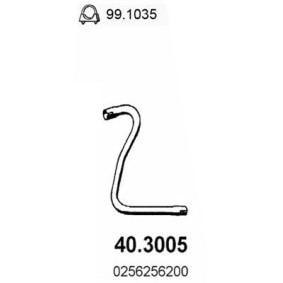 Kjøp Eksosrør av ASSO 40.3005 til den lave prisen 883,15 NOK