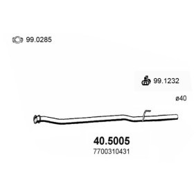 Abgasrohr 40.5005