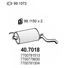 Endschalldämpfer 40.7018