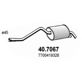 Kjøp Bakre eksospotte av ASSO 40.7067 til den lave prisen 1893,67 NOK
