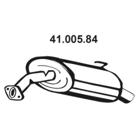 Endschalldämpfer 41.005.84 für HONDA