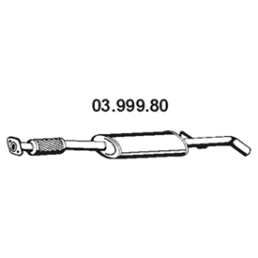 Acquista Marmitta centrale da EBERSPÄCHER 03.999.80 a buon mercato per soli 118,37 €