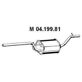 Mittelschalldämpfer von EBERSPÄCHER