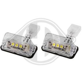 Compre Luz de matrícula de DIEDERICHS online para 306 Fastback (7A, 7C, N3, N5) a precios moderados