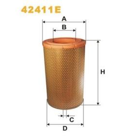 Osta Ilmansuodatin WIX FILTERS:llä 42411E edullisesti hintaan 51,33 €