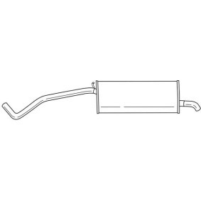 Endschalldämpfer 42602 für SKODA