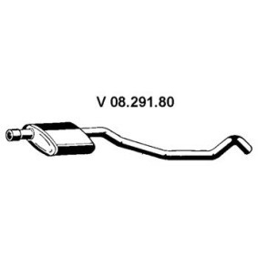 Vorschalldämpfer 08.291.80