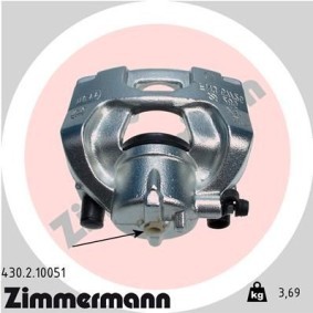 Kjøp Bremsecaliper av ZIMMERMANN 430.2.10051 til den lave prisen 1405,75 NOK