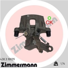 Kjøp Bremsecaliper av ZIMMERMANN 430.3.10029 til den lave prisen 2265,89 NOK
