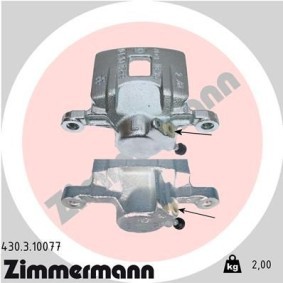 Kjøp Bremsecaliper av ZIMMERMANN 430.3.10077 til den lave prisen 2151,05 NOK
