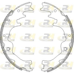 Bremsbackensatz für MAZDA von ROADHOUSE