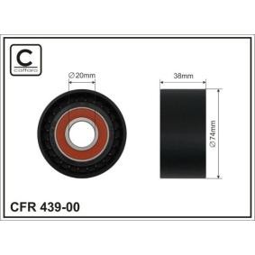 Compre Rolo tensor, correia trapezoidal estriada da CAFFARO 439-00 a um preço baixo por 11,52 €