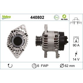 Kjøp Dynamo av VALEO 440802 til den lave prisen 2588,44 NOK