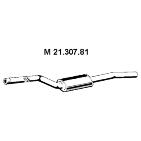 Mittelschalldämpfer 21.307.81