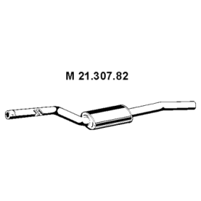 Mittelschalldämpfer 21.307.82
