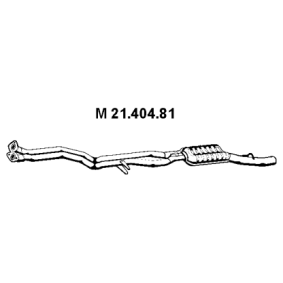 Mittelschalldämpfer 21.404.81