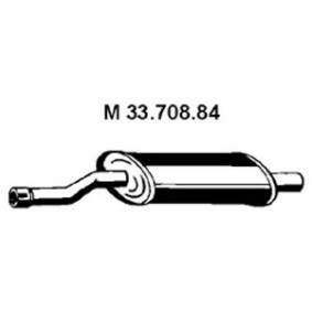 Mittelschalldämpfer 33.708.84