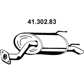 Endschalldämpfer 41.302.83 für HONDA
