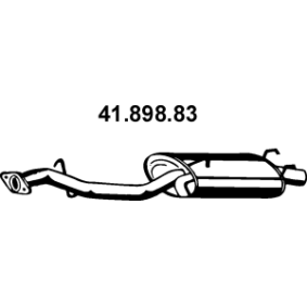 Endschalldämpfer 41.898.83 für HONDA