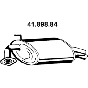 Endschalldämpfer 41.898.84 für HONDA