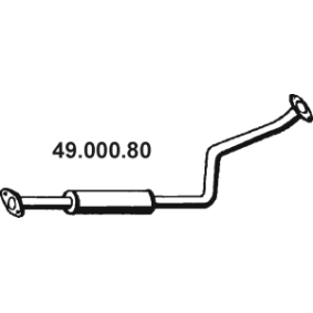 Mittelschalldämpfer 49.000.80