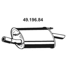 Compre Panela de escape traseira da EBERSPÄCHER 49.196.84 a um preço baixo por 112,48 €