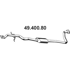 Mittelschalldämpfer 49.400.80