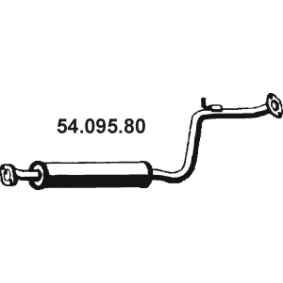 Mittelschalldämpfer 54.095.80