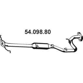 Mittelschalldämpfer 54.098.80
