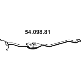 Mittelschalldämpfer 54.098.81
