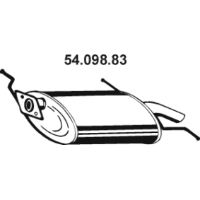 Endschalldämpfer 54.098.83