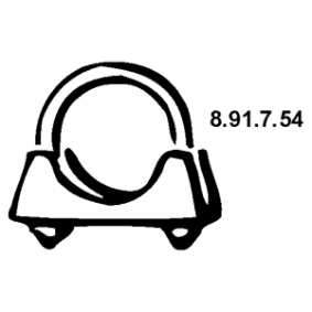 Auspuffschelle 8.91.7.54