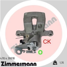 Kjøp Bremsecaliper av ZIMMERMANN 470.4.30018 til den lave prisen 1821,79 NOK