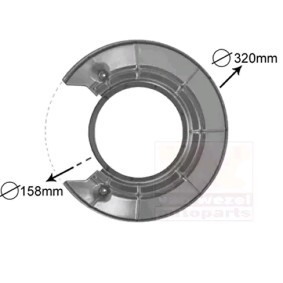 Compre Chapa deflectora, disco de travão da VAN WEZEL 4730373 a um preço baixo por 60,44 €