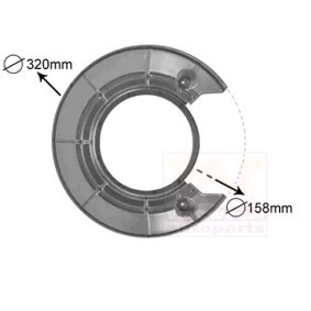 Compre Chapa deflectora, disco de travão da VAN WEZEL 4730374 a um preço baixo por 53,70 €