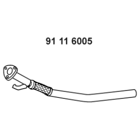 Abgasrohr 91 11 6005 für AUDI