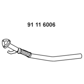 Abgasrohr 91 11 6006 für AUDI