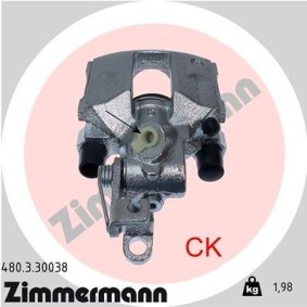 Kjøp Bremsecaliper av ZIMMERMANN 480.3.30038 til den lave prisen 2422,47 NOK