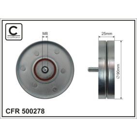 Compre Polia de desvio / de guia, correia trapezoidal estriada de CAFFARO online para Transporter V Van (7HA, 7HH, 7EA, 7EH) a preços moderados