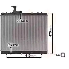 Kjøp Radiator, motorkjøling av VAN WEZEL 52002137 til den lave prisen 1469,41 NOK
